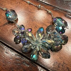 Elegant Multicolor Crystal Necklace